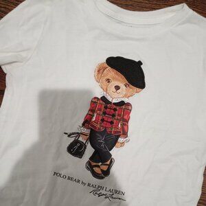 Long sleeve polo Ralph Lauren bear tee